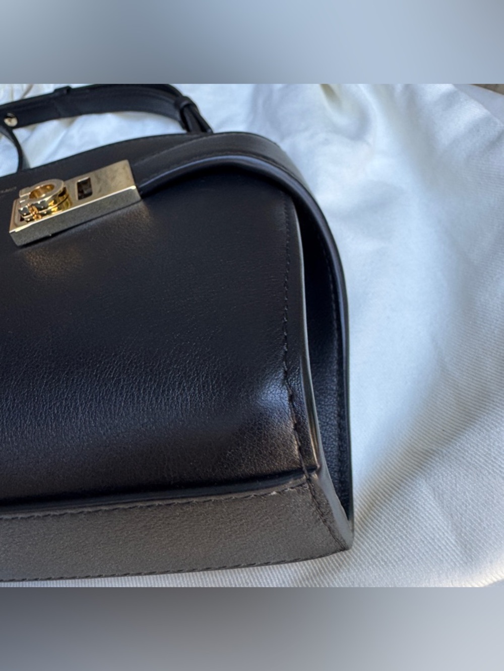 SOLD Salvatore Ferragamo Hug Mini Leather Crossbody - Picture 13 of 16